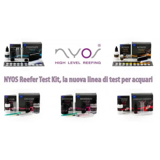 NYOS Test Kit Pro: 5 test essenziali per il tuo acquario marino